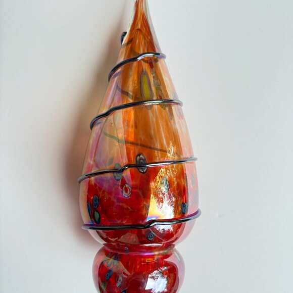 Large Vintage Murano Glass Millefiori Glass Christmas Tree - Picture 8 of 10